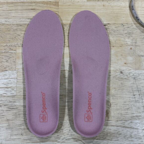 Spenco Orthotic Canvas Slip-on Shoes Santa Maria Pink Floral Size 7.5D Wide NEW - Picture 10 of 14